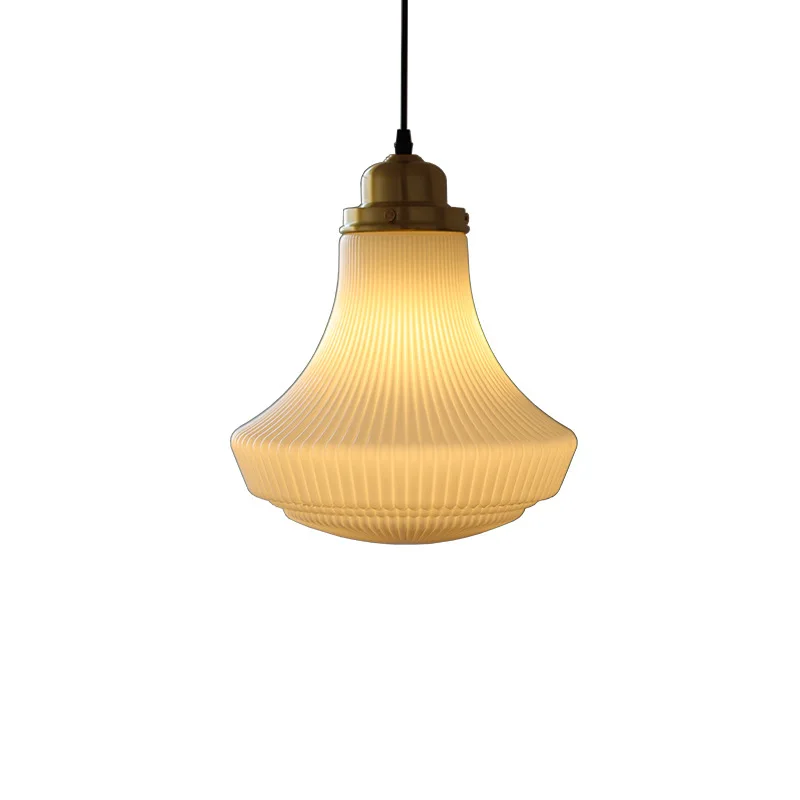 All-copper white jade glass lamp, retro restaurant front desk bar bed and breakfast palace chandelier
All-copper white jade glass lamp, retro restaurant front desk bar bed and breakfast palace chandelier