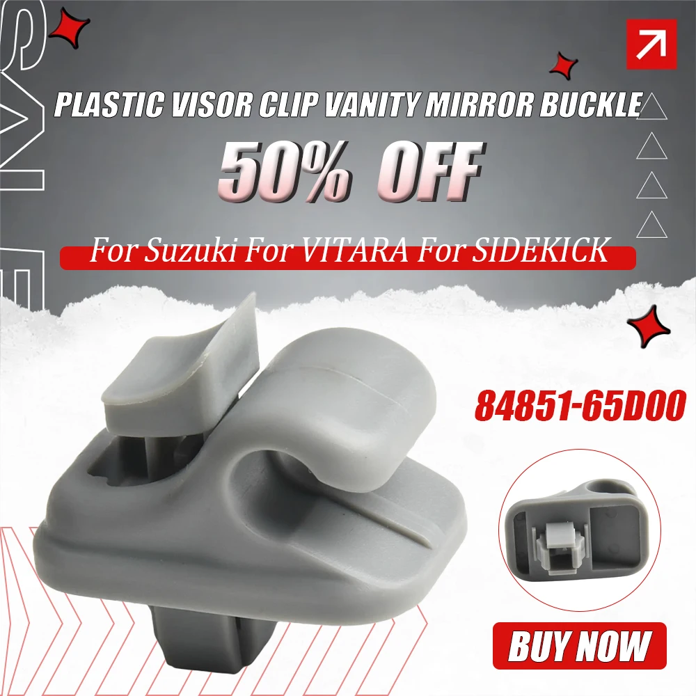 For Suzuki For VITARA For SIDEKICK Plastic Visor Clip Vanity Mirror Buckle Direct Replacement 84851-65D00 Interior Parts
For Suzuki For VITARA For SIDEKICK Plastic Visor Clip Vanity Mirror Buckle Direct Replacement 84851-65D00 Interior Parts
