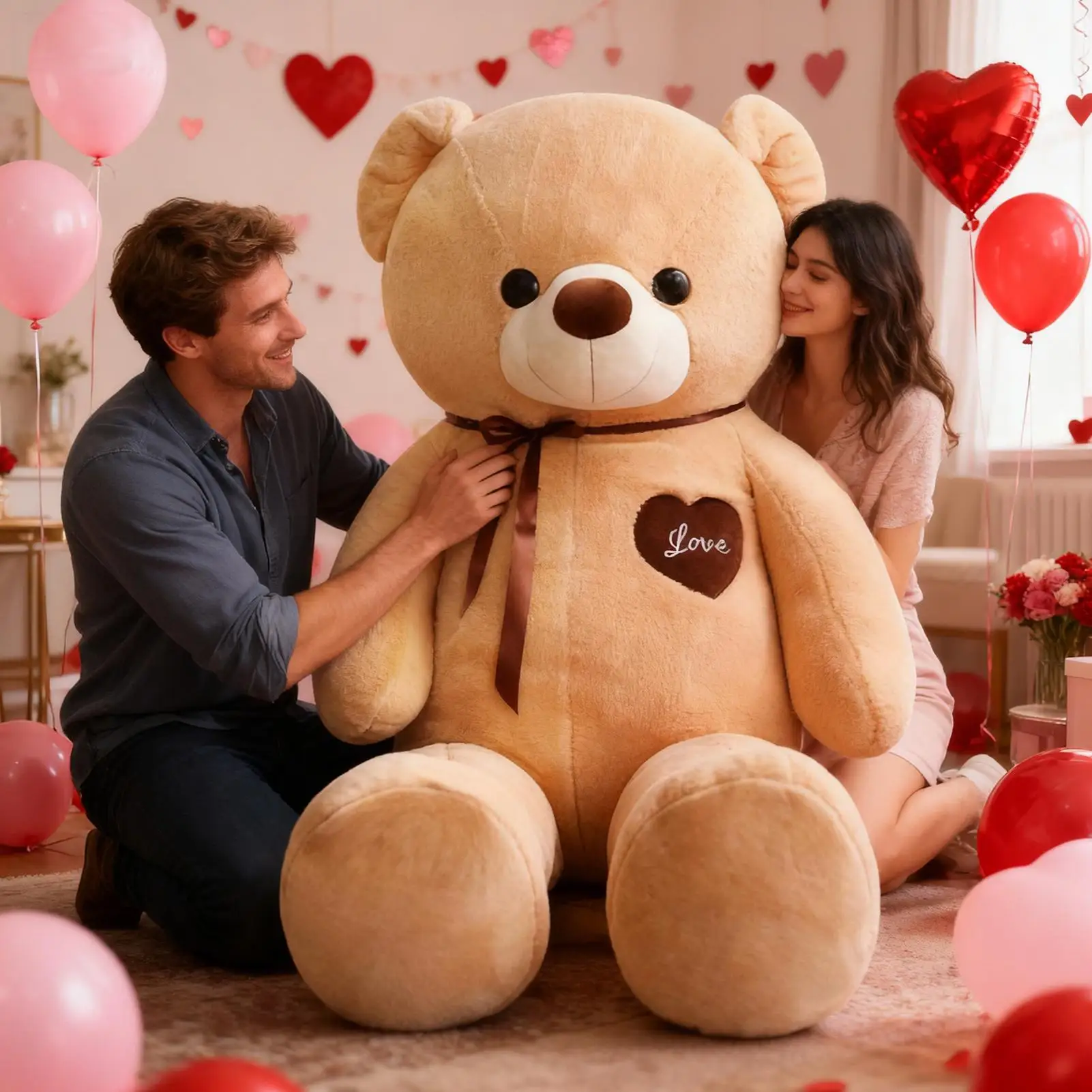 Giant Bear Stuffed Animal 55in Cute Collectibles Large Stuffed Bear For Kids Girls Boys Adults Christmas Halloween Valentines
Giant Bear Stuffed Animal 55in Cute Collectibles Large Stuffed Bear For Kids Girls Boys Adults Christmas Halloween Valentines