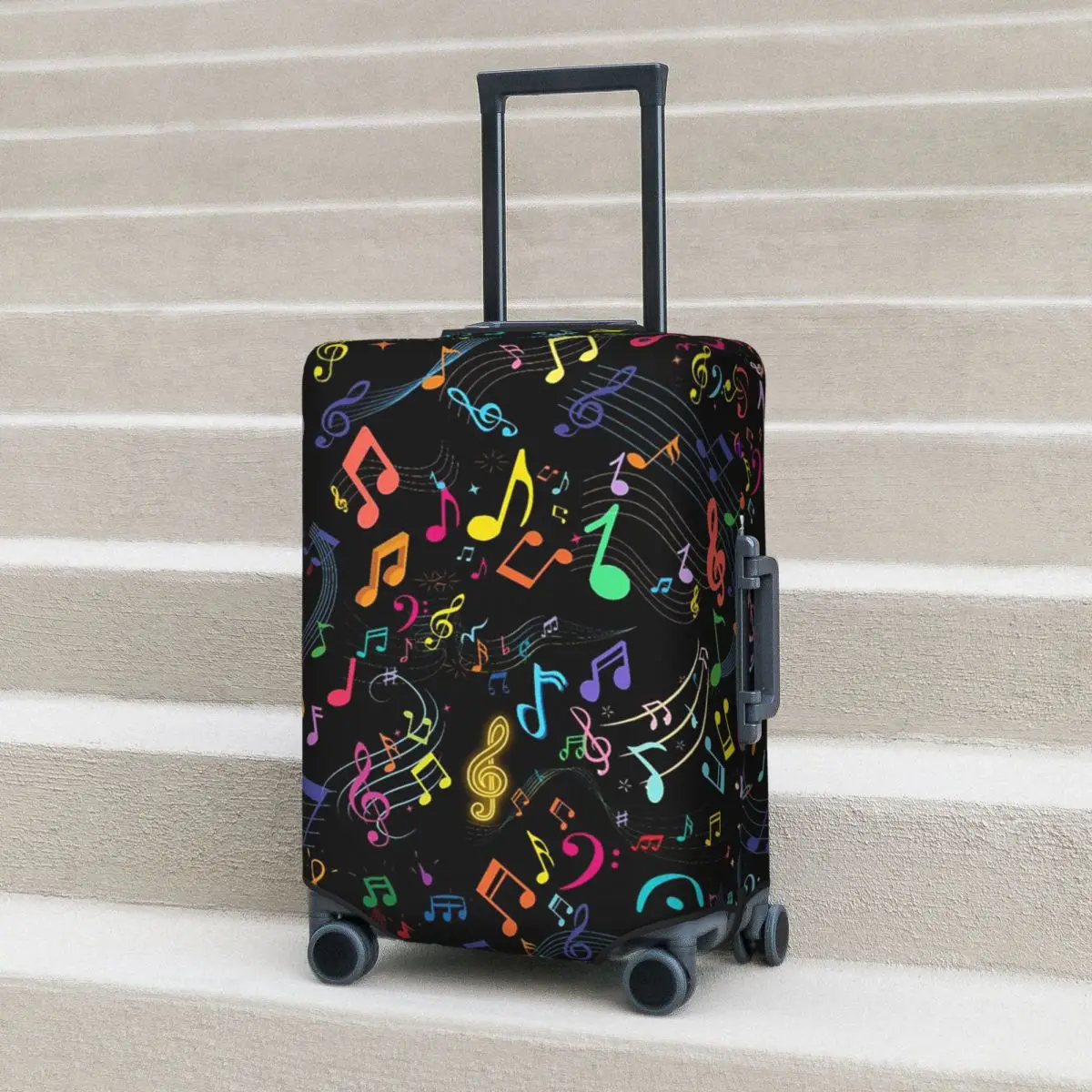 Music Notes Suitcase Cover Protection Elastic Travel Luggage Protector Covers for 18-32 Inch
Music Notes Suitcase Cover Protection Elastic Travel Luggage Protector Covers for 18-32 Inch