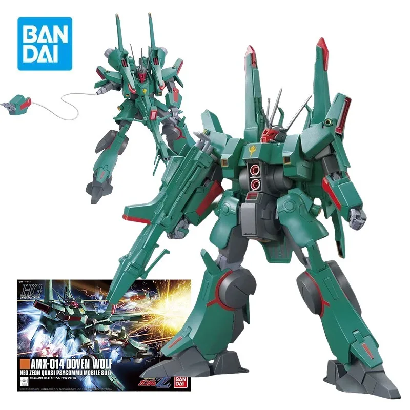 BANDAI HGUC 1/144 H173 AMX-014 Doven Wolf Action Figures GUNDAN Anime Mobile Suit Model Kit Toy for Boys Original Box
BANDAI HGUC 1/144 H173 AMX-014 Doven Wolf Action Figures GUNDAN Anime Mobile Suit Model Kit Toy for Boys Original Box