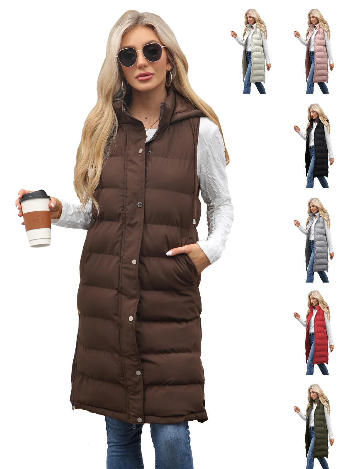 Water-Resistant Vest Floor-Length Sleeveless Quilted Vest Heavily Padded Insulated Vest Heavyweight Cotton Lined Gilet
Water-Resistant Vest Floor-Length Sleeveless Quilted Vest Heavily Padded Insulated Vest Heavyweight Cotton Lined Gilet