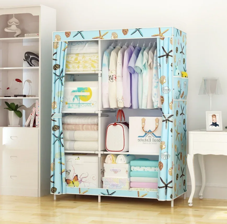 For Simple Cloth Wardrobe, Steel Tube Assembly Closet, Bedroom Single Folding Storage, Dormitory Hanging Cabinet, Large Capacity
For Simple Cloth Wardrobe, Steel Tube Assembly Closet, Bedroom Single Folding Storage, Dormitory Hanging Cabinet, Large Capacity