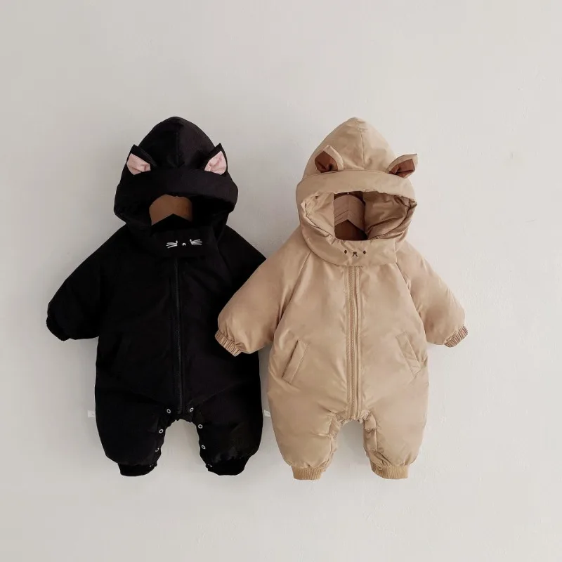 Зимний детский теплый комбинезон HoneyCherry с капюшоном для новорожденных, однотонное милое утепленное теплое пальто, комбинезон для маленьких девочек
Зимний детский теплый комбинезон HoneyCherry с капюшоном для новорожденных, однотонное милое утепленное теплое пальто, комбинезон для маленьких девочек