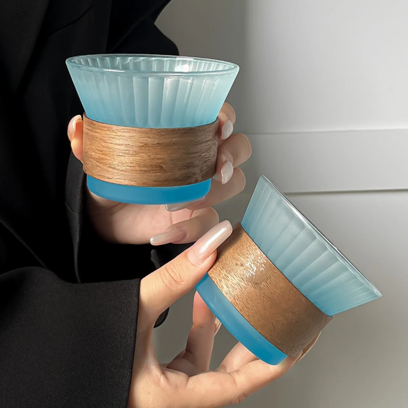 220ML Gradient Blue Glass Cup Light Luxury Creative Coffee Cup Tea Juice Milk Coffee Mug Birthday Gift Home Desktop Decoration
220ML Gradient Blue Glass Cup Light Luxury Creative Coffee Cup Tea Juice Milk Coffee Mug Birthday Gift Home Desktop Decoration