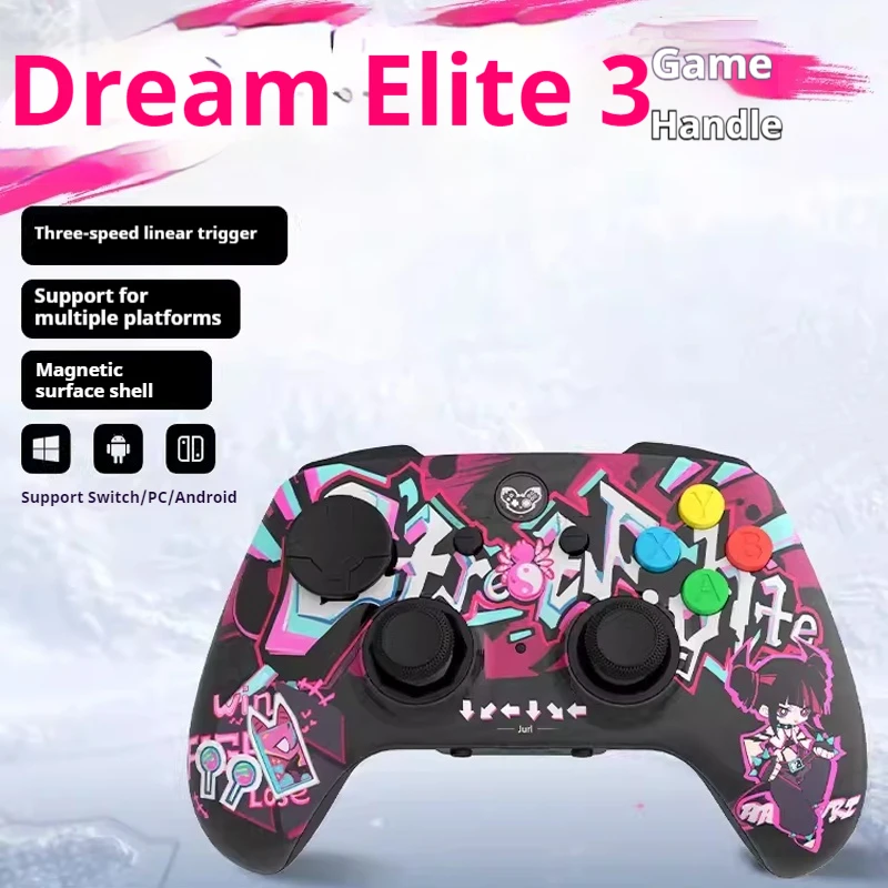 Sound Fox 3rd Elite Gamepad, Programmable, Supports Mouse Mode, Tri-Mode Connection, 2k Receiver, Customizable Magnetic Shell
Sound Fox 3rd Elite Gamepad, Programmable, Supports Mouse Mode, Tri-Mode Connection, 2k Receiver, Customizable Magnetic Shell