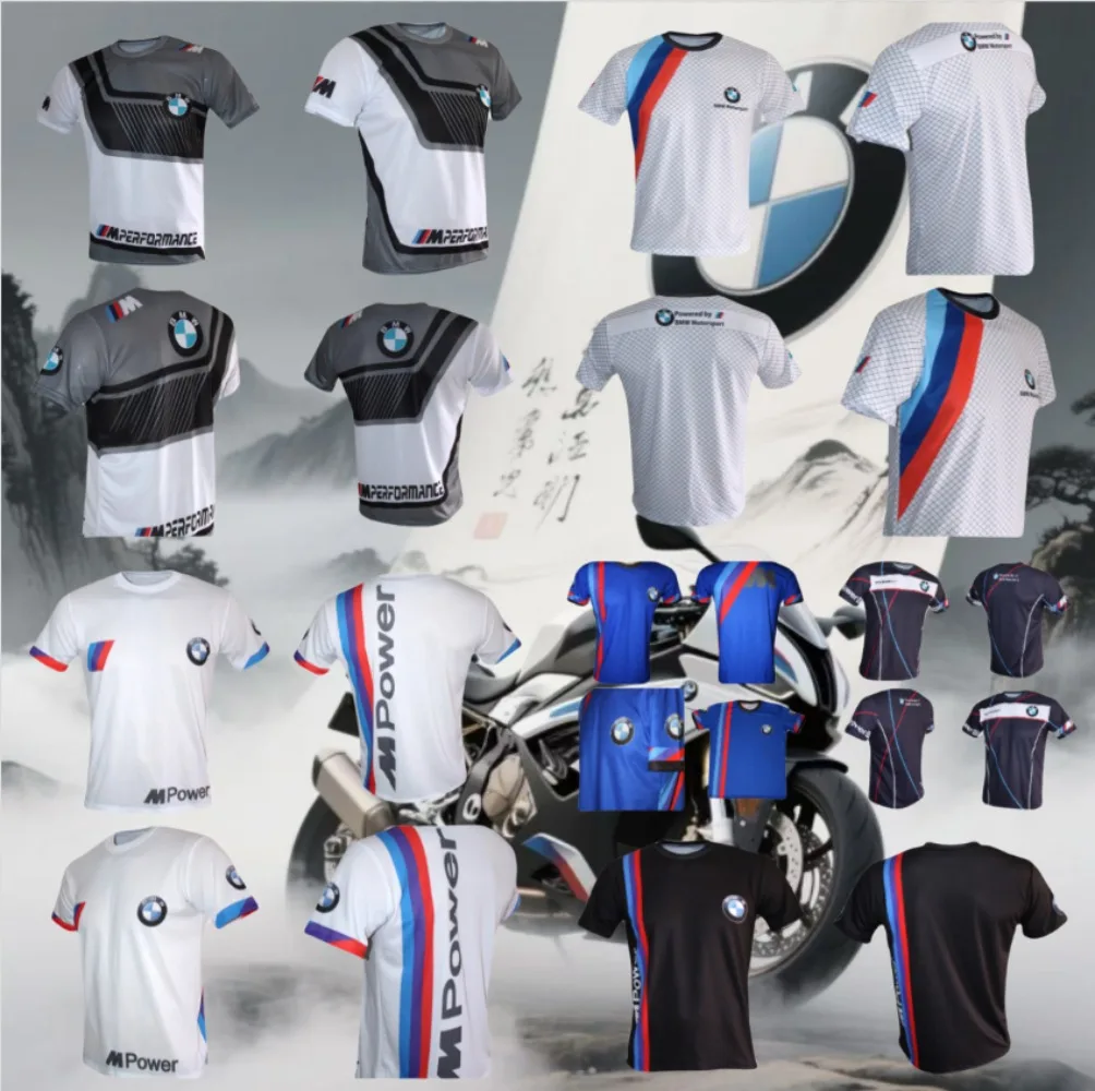 25. летняя мужская быстросохнущая футболка BMW различных новых гонок на мотоциклах с короткими рукавами, удобная и дышащая, повседневная и свободная
25. летняя мужская быстросохнущая футболка BMW различных новых гонок на мотоциклах с короткими рукавами, удобная и дышащая, повседневная и свободная