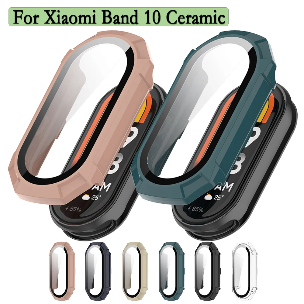 Защитный чехол для Xiaomi Band 10/10 из керамики с защитной пленкой из закаленного стекла для экрана, защитный чехол для часов с пленкой
Защитный чехол для Xiaomi Band 10/10 из керамики с защитной пленкой из закаленного стекла для экрана, защитный чехол для часов с пленкой