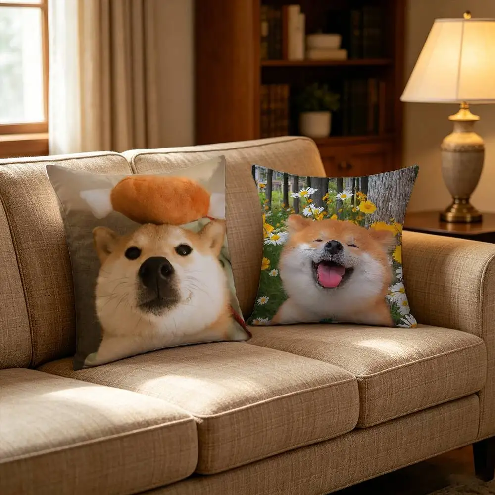 Cute Shiba Inu Pillow Case for Sofa Living Room Home office Decor Protective Cover
Cute Shiba Inu Pillow Case for Sofa Living Room Home office Decor Protective Cover