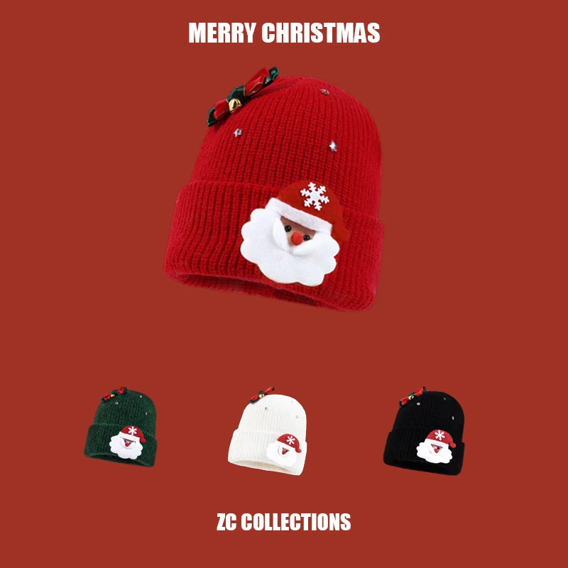 Soft Warm Winter Holidays Perfect Gift Cute Festive Cap Xmas Christmas Themed Santa Claus Design Knit Beanie Hat for Men Women
Soft Warm Winter Holidays Perfect Gift Cute Festive Cap Xmas Christmas Themed Santa Claus Design Knit Beanie Hat for Men Women