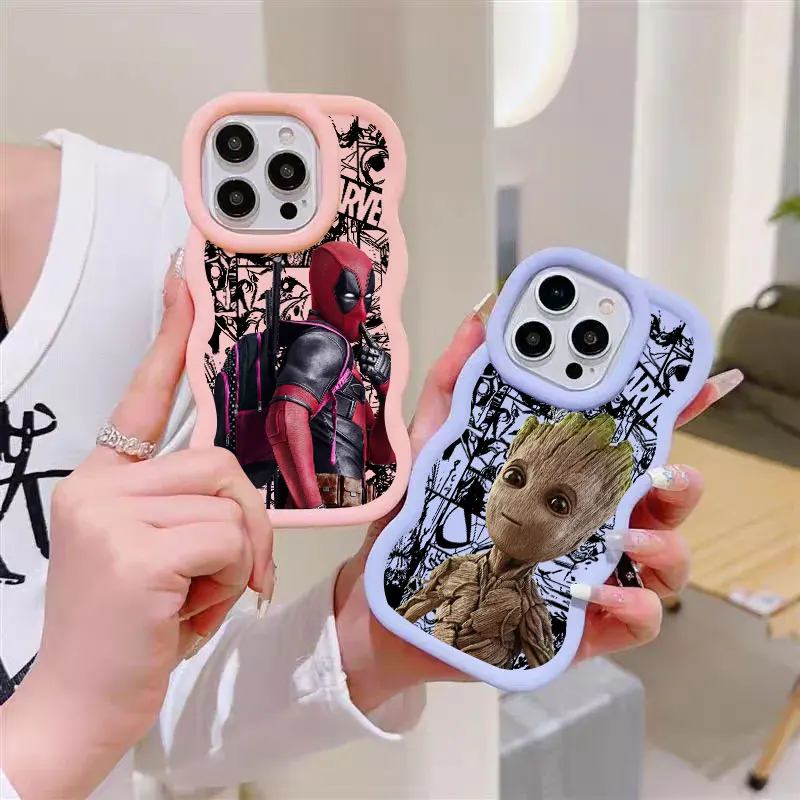 Marvel Cool Deadpool Groot Candy Color Phone Case For iPhone 17 16 15 14 Plus 11 Pro Max 13 12 Mini 17Air 17E 16E Silicone Cover
Marvel Cool Deadpool Groot Candy Color Phone Case For iPhone 17 16 15 14 Plus 11 Pro Max 13 12 Mini 17Air 17E 16E Silicone Cover