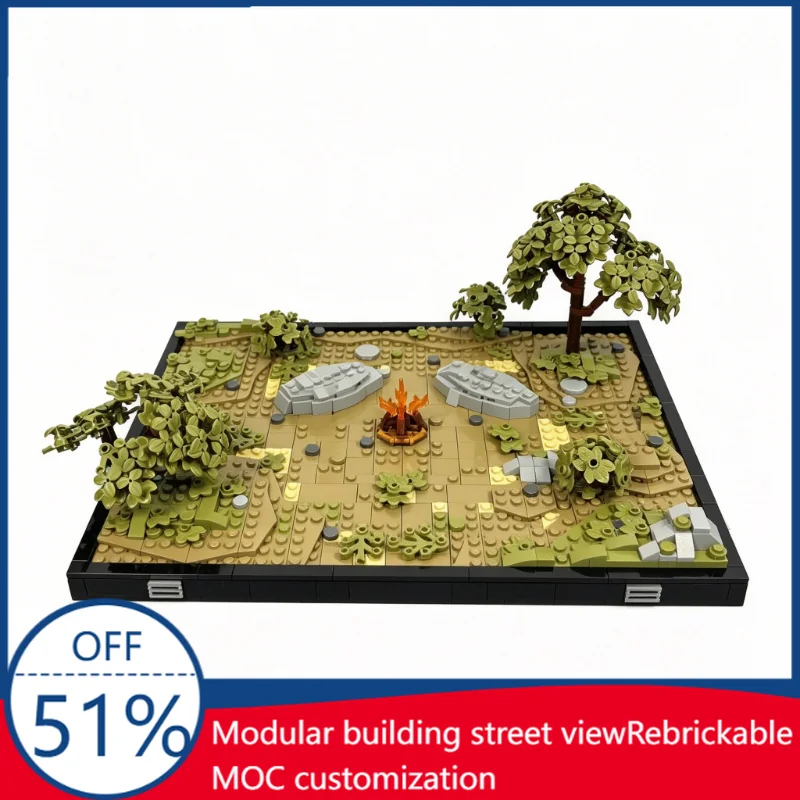 979 PCS Sci-Fi Forest Campfire Scene Building Blocks Diorama Model Custom Puzzle Assembly Educational Creative Toy Festival Gift
979 PCS Sci-Fi Forest Campfire Scene Building Blocks Diorama Model Custom Puzzle Assembly Educational Creative Toy Festival Gift