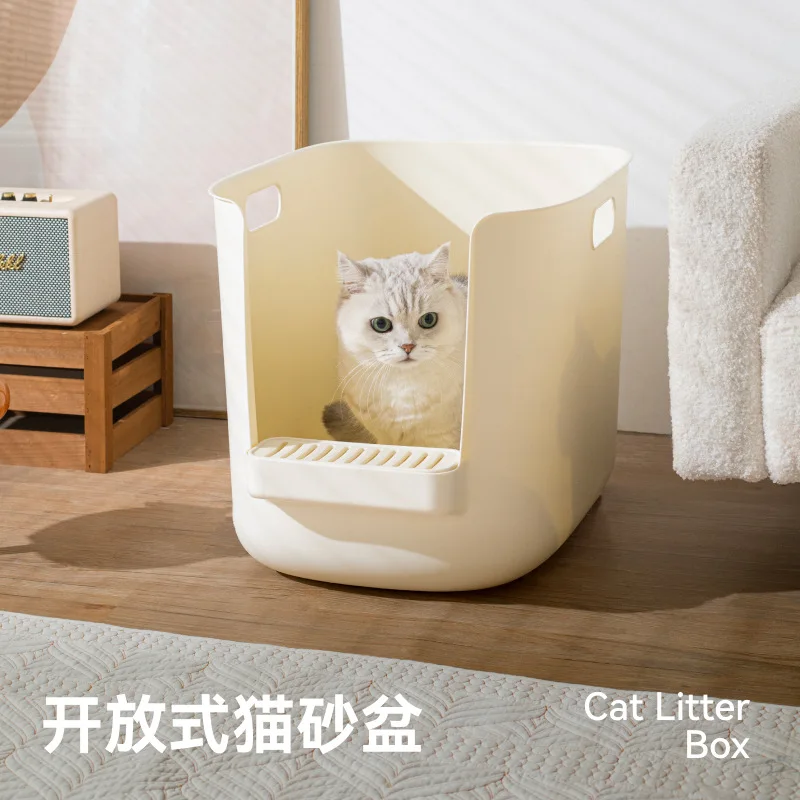 Extra Large Open High-Wall Cat Litter Box, Anti-Splash Thickened Kitty Toilet, Jumbo Size for Maine Coon Cats
Extra Large Open High-Wall Cat Litter Box, Anti-Splash Thickened Kitty Toilet, Jumbo Size for Maine Coon Cats