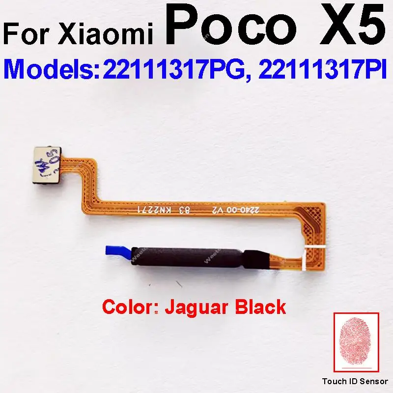 Гибкий кабель датчика отпечатков пальцев с кнопкой питания для Xiaomi Poco X5 X5 Pro, домашний сенсорный датчик, гибкая лента, запасные части
Гибкий кабель датчика отпечатков пальцев с кнопкой питания для Xiaomi Poco X5 X5 Pro, домашний сенсорный датчик, гибкая лента, запасные части