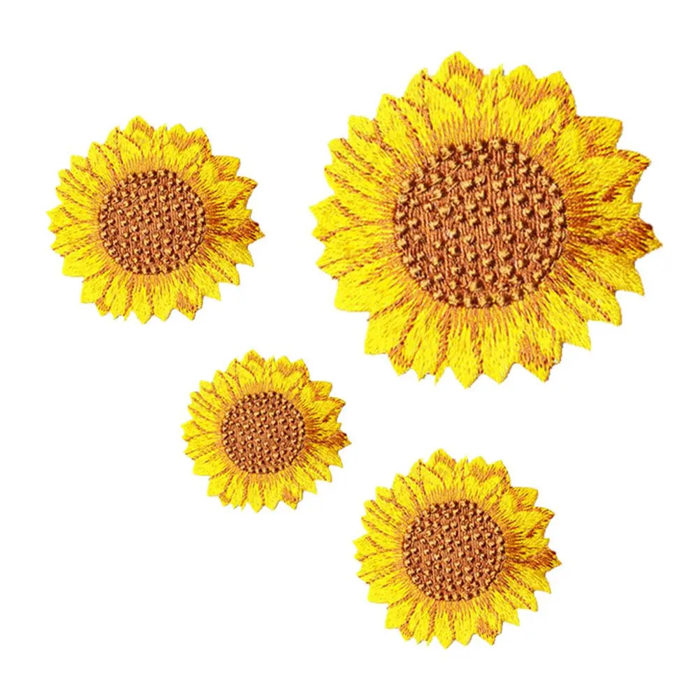 4 Pcs Sunflower Patch Embroidery Appliques Sewing Patches for Clothing Accessories Repair Decor DIY Supplies Hat Flowers
4 Pcs Sunflower Patch Embroidery Appliques Sewing Patches for Clothing Accessories Repair Decor DIY Supplies Hat Flowers