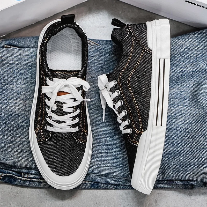 Men's Cowboy Canvas Shoes Classics Breathable Casual Shoes Fashion Skateboard Shoes for Men Sneakers Vulcanized Shoe Big Size48
Men's Cowboy Canvas Shoes Classics Breathable Casual Shoes Fashion Skateboard Shoes for Men Sneakers Vulcanized Shoe Big Size48