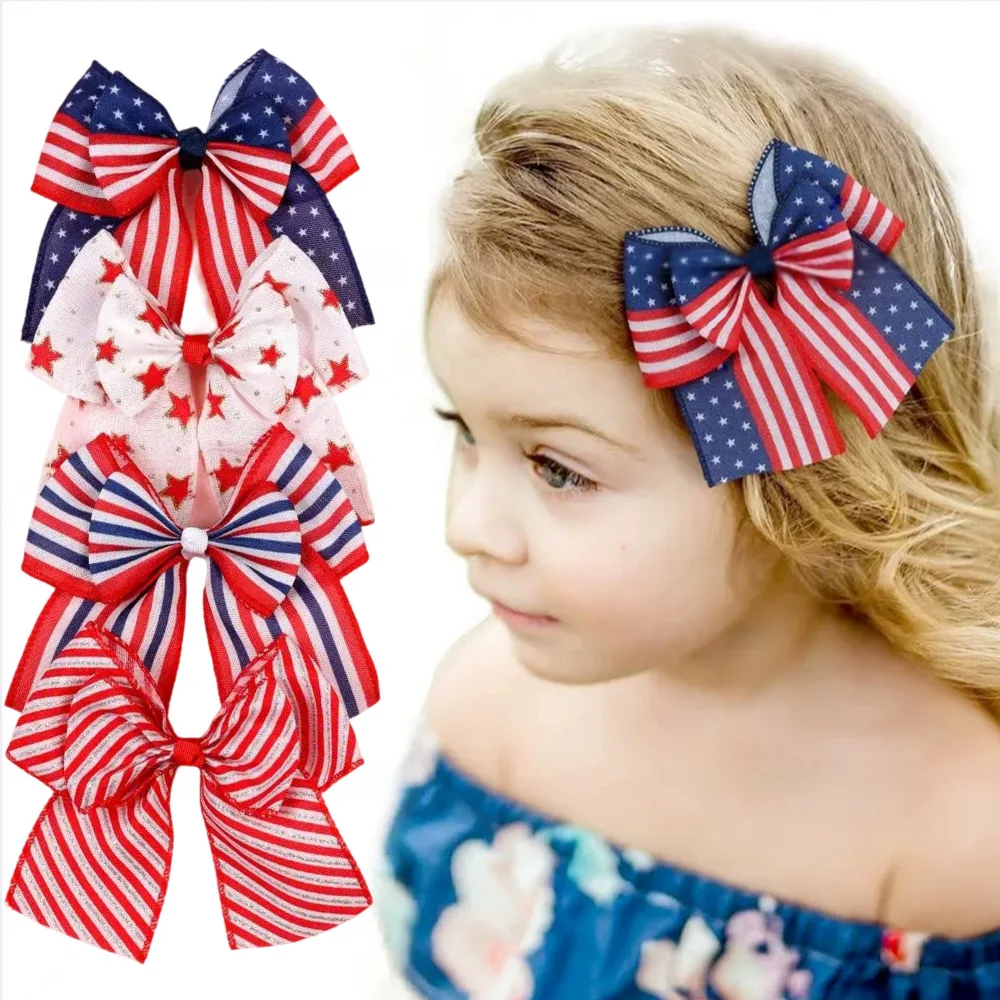 Набор из 36 заколок для волос с американским флагом: красно-бело-синие ленты, заколки-бантики для вечеринки в честь 4 июля, оптовая упаковка, аксессуары для волос
Набор из 36 заколок для волос с американским флагом: красно-бело-синие ленты, заколки-бантики для вечеринки в честь 4 июля, оптовая упаковка, аксессуары для волос
