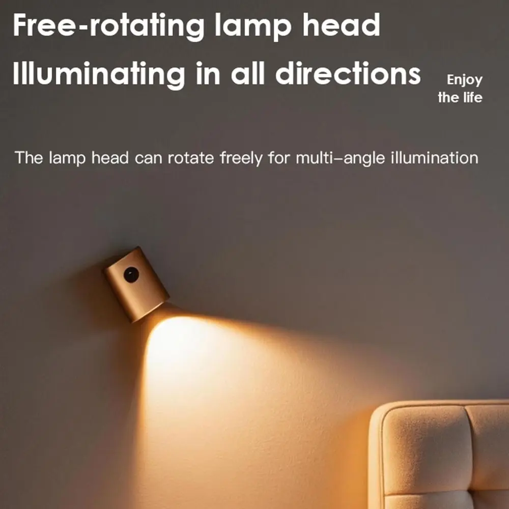 Rechargeable Human Body Sensing Wall Light Atmosphere Light Human Body Induction Magnetic Night Light Magnetic
Rechargeable Human Body Sensing Wall Light Atmosphere Light Human Body Induction Magnetic Night Light Magnetic