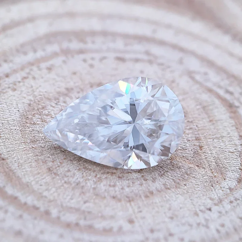 Highest Grade Moissanite Stone Super White D Color Pear Cut VVS1 Top Quality Charms Jewelry Making Materials with Certificate
Highest Grade Moissanite Stone Super White D Color Pear Cut VVS1 Top Quality Charms Jewelry Making Materials with Certificate