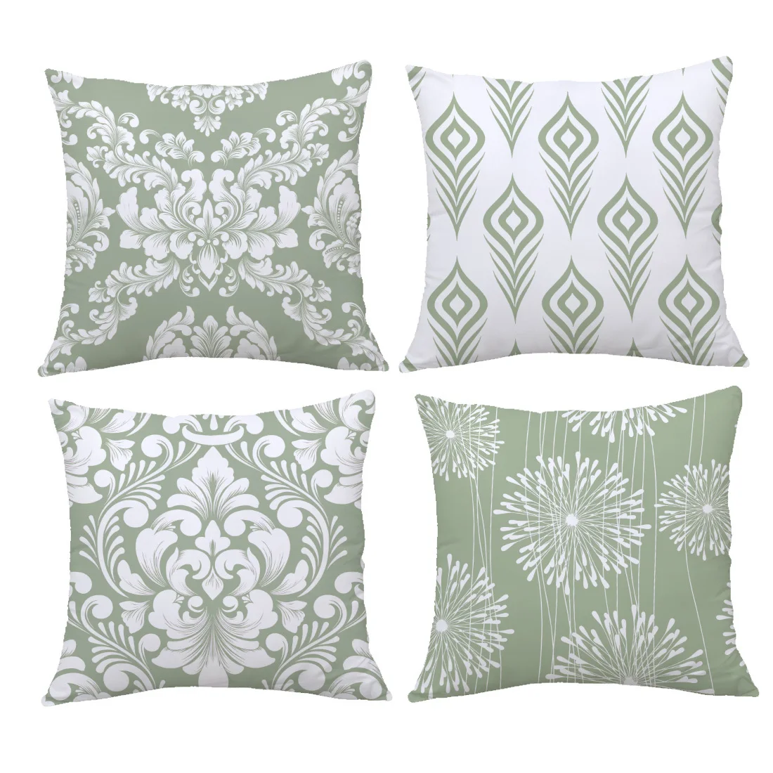 4Pcs Pillow Covers - Fresh White and Green Floral Pattern, Home Decor Cushion Cases for Living Room Sofa Bedroom
4Pcs Pillow Covers - Fresh White and Green Floral Pattern, Home Decor Cushion Cases for Living Room Sofa Bedroom