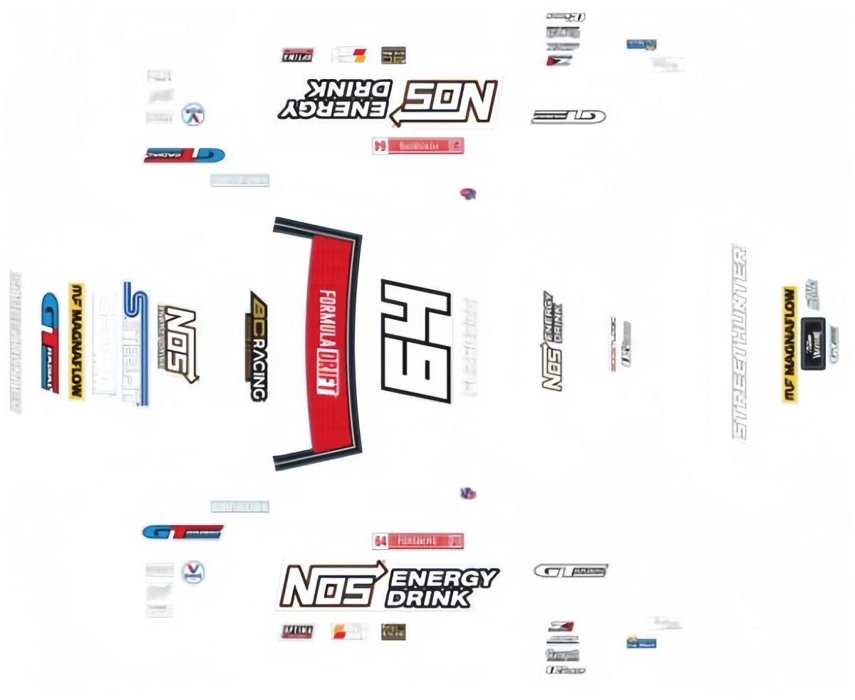 TC949 1/10 Fairlady 400Z Forsberg Livery Pre-Cut Clear Decal A4 Size for RC Drift Car Body
TC949 1/10 Fairlady 400Z Forsberg Livery Pre-Cut Clear Decal A4 Size for RC Drift Car Body