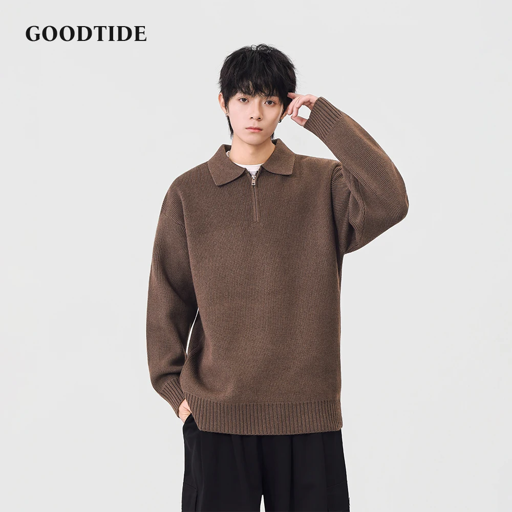 Fashion Men's Casual Polo Collar Half - Zip Sweater 2025 Winter New Ribbed Knit Pullover Comfortable Soft Long Sleeve Jumper Top
Fashion Men's Casual Polo Collar Half - Zip Sweater 2025 Winter New Ribbed Knit Pullover Comfortable Soft Long Sleeve Jumper Top