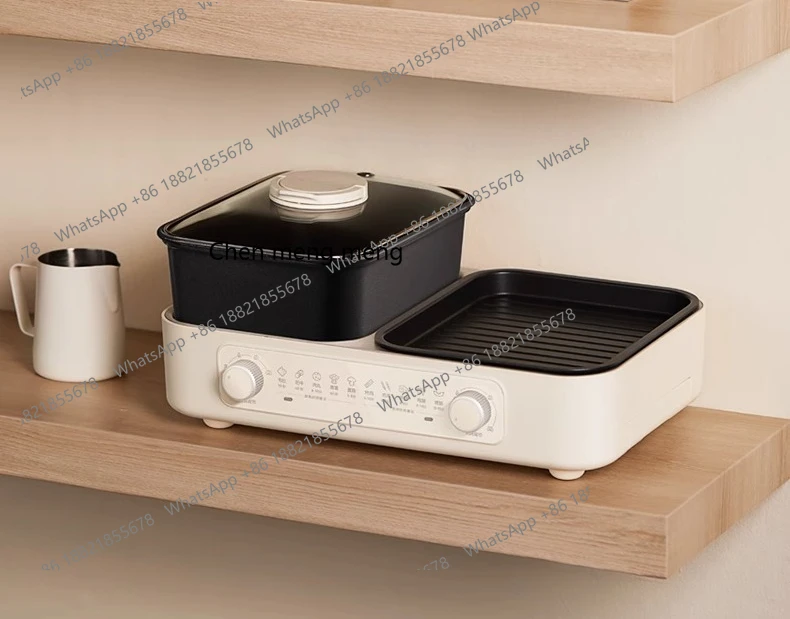 Household hot pot Multifunctional electric baking pan Shabu-roasting integrated electric oven Indoor hot pot barbecue
Household hot pot Multifunctional electric baking pan Shabu-roasting integrated electric oven Indoor hot pot barbecue