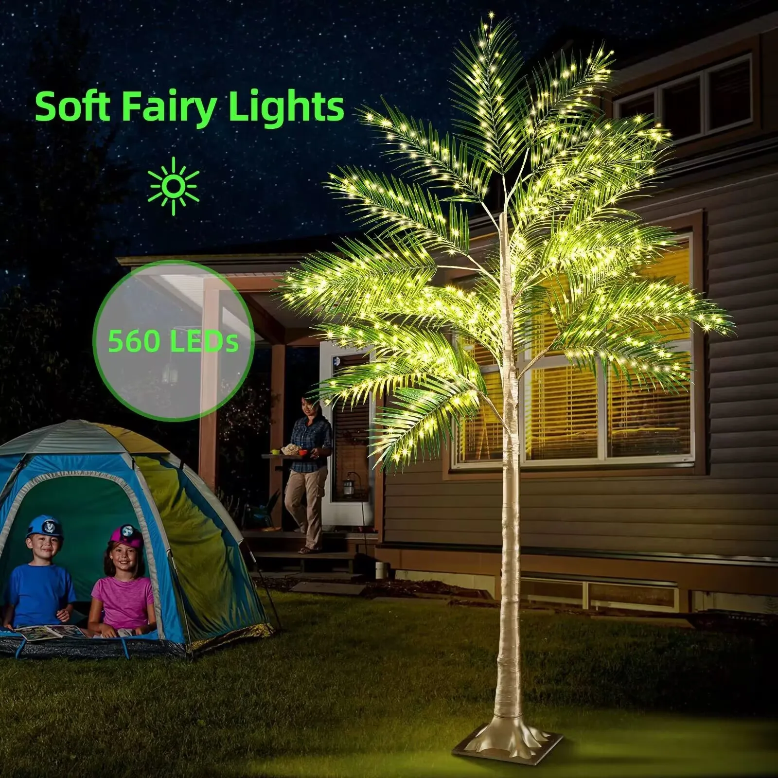LED Night Light Palm Tree Floor Lamp Copper Wire for Living Room Courtyard Party Holiday Christmas Decoration Luminous Lighting
LED Night Light Palm Tree Floor Lamp Copper Wire for Living Room Courtyard Party Holiday Christmas Decoration Luminous Lighting