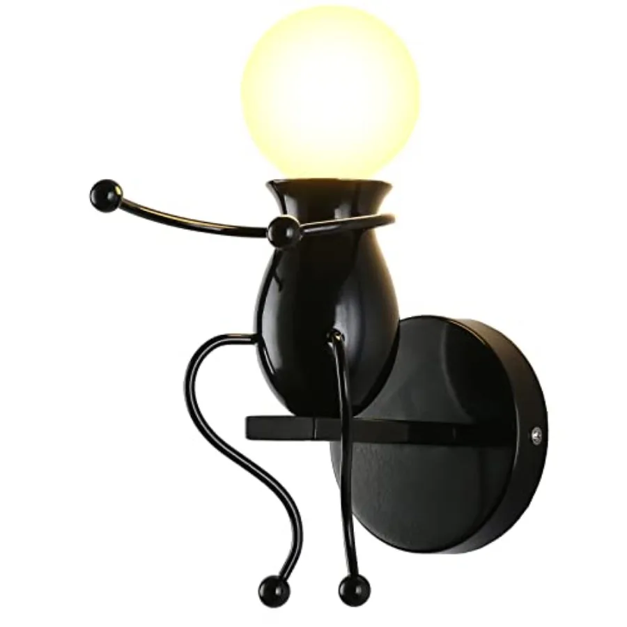 LED Doll Wall Light Fixtures Childhood Little People Wall Lamps Bedroom Mini Bedside Lamp Modern Cartoon Wall Sconces Gift Crea
LED Doll Wall Light Fixtures Childhood Little People Wall Lamps Bedroom Mini Bedside Lamp Modern Cartoon Wall Sconces Gift Crea