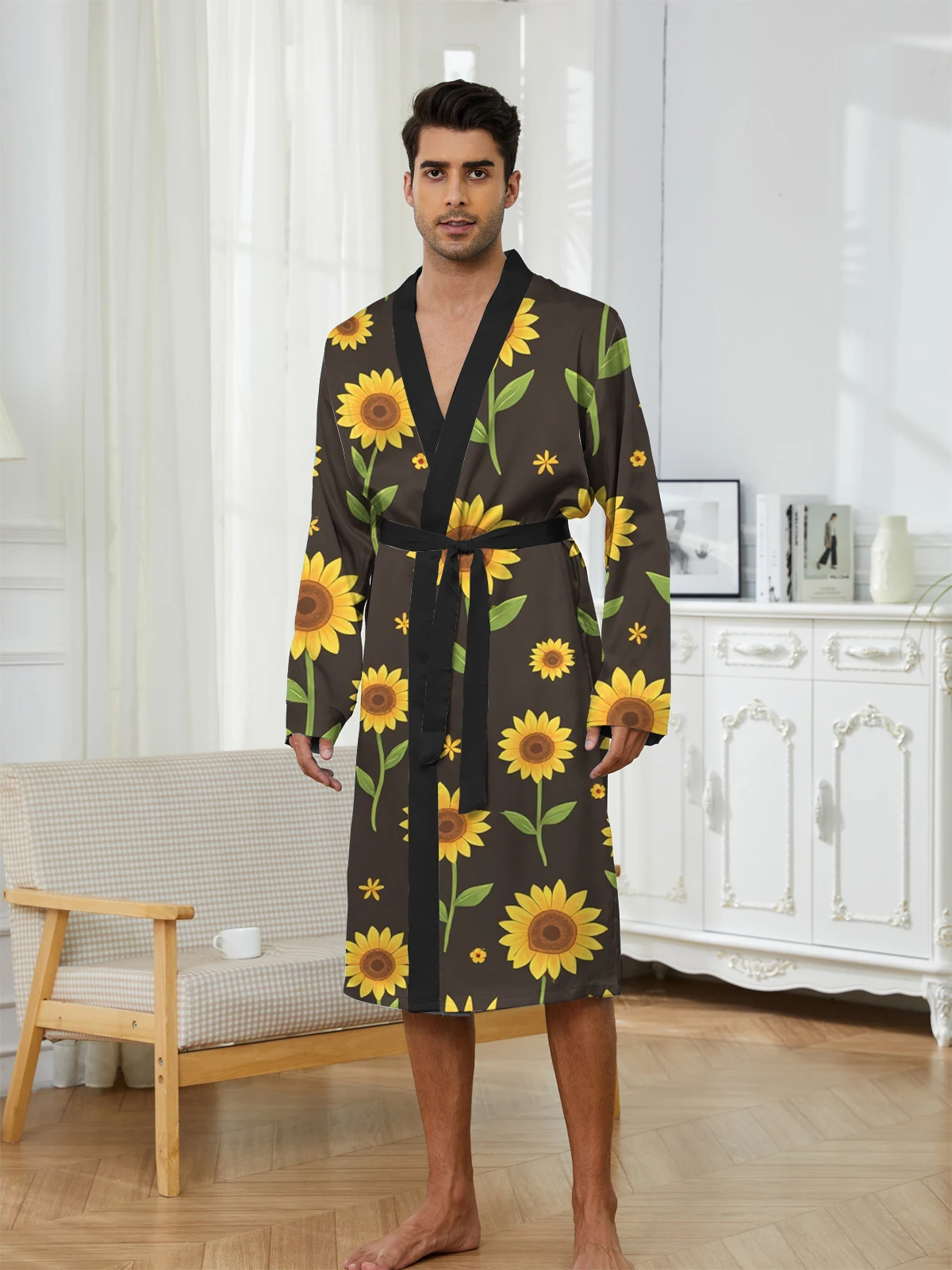 1pcs Men's Robes 2026 Spring/Summer Breathable Bathrobe Sleepwear 3D Printed Sleepwear dressing gown Graphic bath robe
1pcs Men's Robes 2026 Spring/Summer Breathable Bathrobe Sleepwear 3D Printed Sleepwear dressing gown Graphic bath robe
