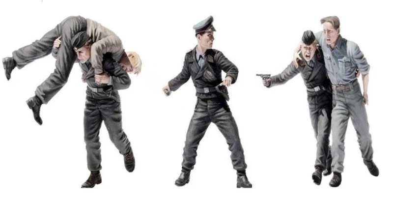 1/35 Scale Diecast Resin Figure Model Kit WWII German Soldiers 5 Figures Unassembled and Unpainted
1/35 Scale Diecast Resin Figure Model Kit WWII German Soldiers 5 Figures Unassembled and Unpainted