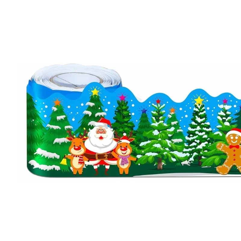 59ft Christmas Themed Bulletin Board Border for Chalkboard Blackboard Decoration, Notice Board Border Trim Wall Decals
59ft Christmas Themed Bulletin Board Border for Chalkboard Blackboard Decoration, Notice Board Border Trim Wall Decals