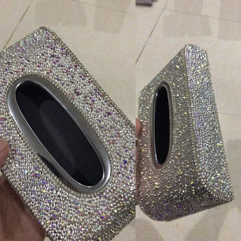 Bling Bling Car Tissue Box High Class CrystalsTowel Paper Cover Case for Car Interior Styling Accessories
Bling Bling Car Tissue Box High Class CrystalsTowel Paper Cover Case for Car Interior Styling Accessories