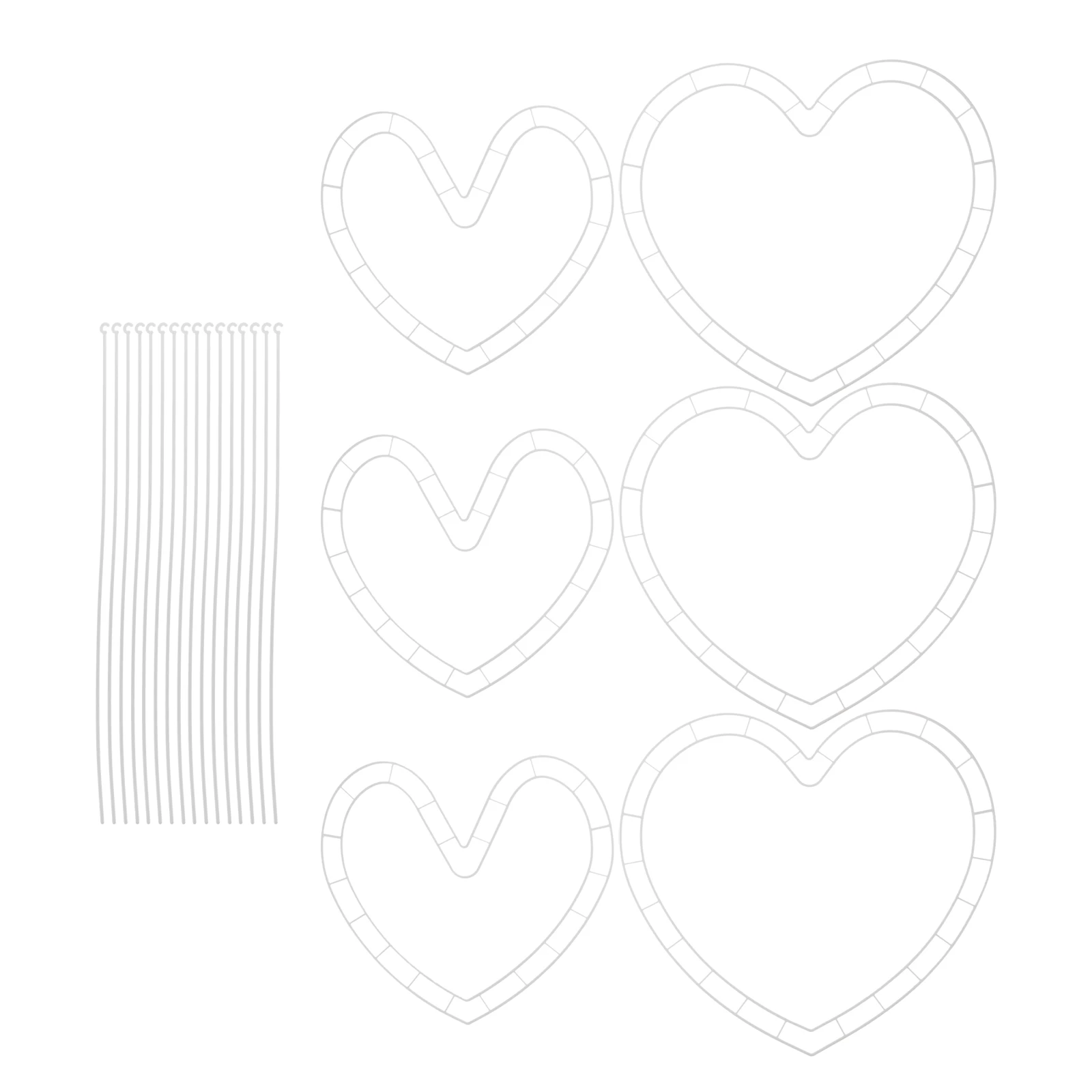 6 Set Packaging Flower Arrangement Stands Floral Holders Wreath Making Frames Rings Manual Base Heart Shaped Forms Decorative
6 Set Packaging Flower Arrangement Stands Floral Holders Wreath Making Frames Rings Manual Base Heart Shaped Forms Decorative