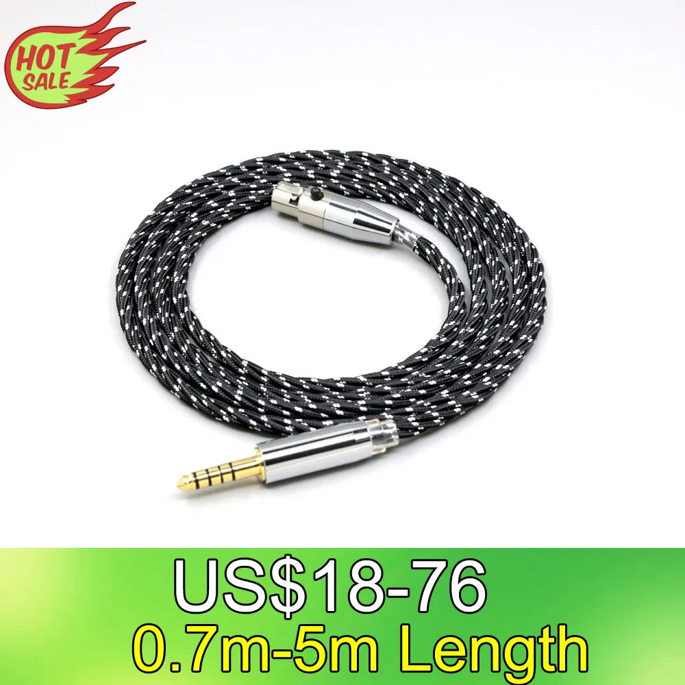 OCC Mixed OFC Twisting Nylon Earphone Cable For AKG K371BT Beyerdynamic DT177x GO Pioneer HDJ-X10 Sennheiser HD490 Pro LN008735
OCC Mixed OFC Twisting Nylon Earphone Cable For AKG K371BT Beyerdynamic DT177x GO Pioneer HDJ-X10 Sennheiser HD490 Pro LN008735
