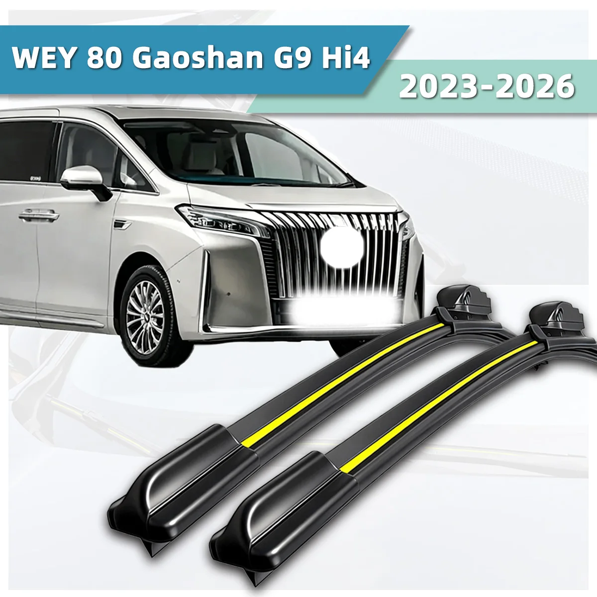 Fit For Great Wall WEY 80 Gaoshan G9 Hi4 (2023-2026) Wiper Natural Rubber Strip Boneless Silent Car Windshields Front Wiper
Fit For Great Wall WEY 80 Gaoshan G9 Hi4 (2023-2026) Wiper Natural Rubber Strip Boneless Silent Car Windshields Front Wiper