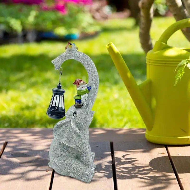 Elephant Outdoor Decorations Elephant Figurines Home Decor LED Bulb Solar Accessories With Gnome For Table Backyard Landscape
Elephant Outdoor Decorations Elephant Figurines Home Decor LED Bulb Solar Accessories With Gnome For Table Backyard Landscape
