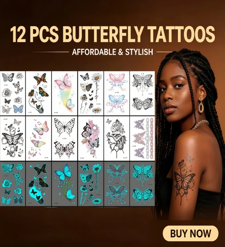 Butterfly Temporary Tattoos Stickers - Butterfly Themed Party,Teens Adult Women Classroom Prizes Rewards,Favors Party Decorations Accessories Supplies,Gift Idea For Kids.
Butterfly Temporary Tattoos Stickers - Butterfly Themed Party,Teens Adult Women Classroom Prizes Rewards,Favors Party Decorations Accessories Supplies,Gift Idea For Kids.
