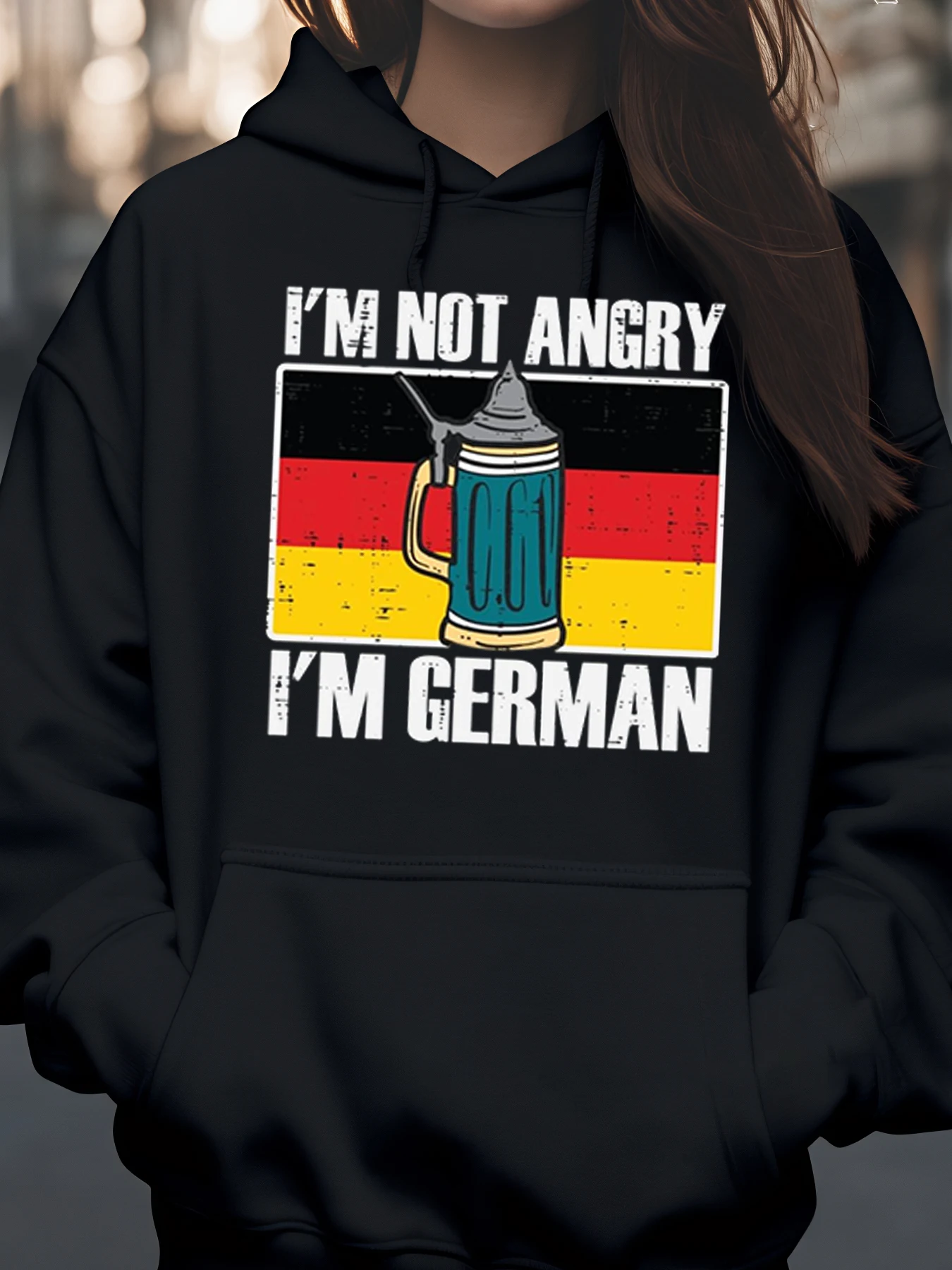 Пивная кружка с немецким флагом и принтом «Я не злий, я немецкая толстовка с капюшоном Октоберфест», повседневная одежда для мужчин и женщин
Пивная кружка с немецким флагом и принтом «Я не злий, я немецкая толстовка с капюшоном Октоберфест», повседневная одежда для мужчин и женщин