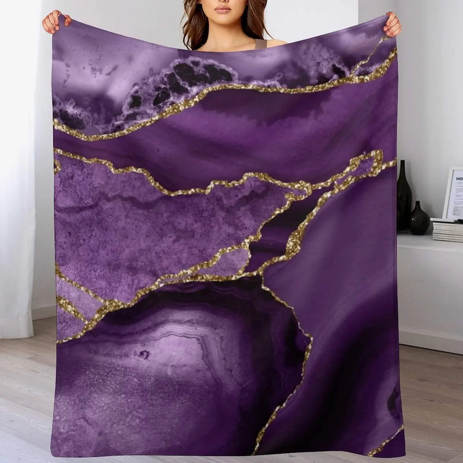 New Purple Faux Marble Abstract Landscapes Throw Blanket Polar heavy to sleep Decorative Beds Loose Blankets
New Purple Faux Marble Abstract Landscapes Throw Blanket Polar heavy to sleep Decorative Beds Loose Blankets