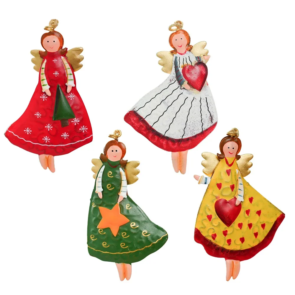 4PCS/Set Vintage Angel Hanging Decor Fantasy Wooden Xmas Tree Hanging Ornament 2025 Navidad Decor for Home Navidad 2026
4PCS/Set Vintage Angel Hanging Decor Fantasy Wooden Xmas Tree Hanging Ornament 2025 Navidad Decor for Home Navidad 2026