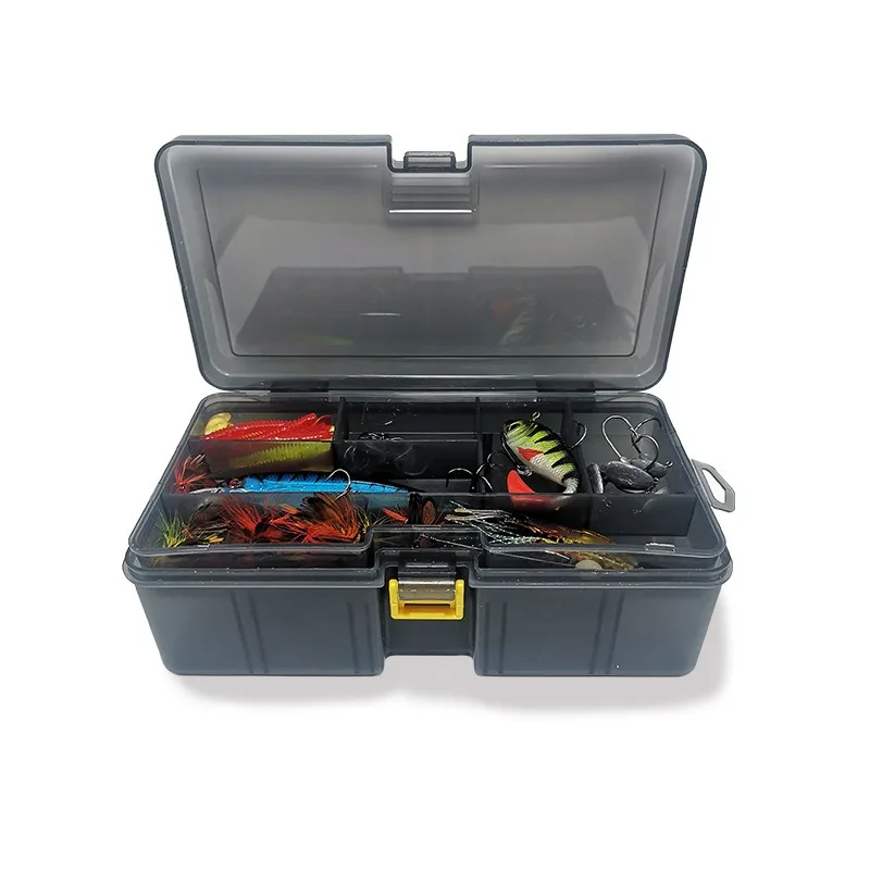 Double Layer Fishing Tackle Box Large Capacity Accessories Tool Storage Box Fish Hook Lure Fake Bait Box Fishing Supplies
Double Layer Fishing Tackle Box Large Capacity Accessories Tool Storage Box Fish Hook Lure Fake Bait Box Fishing Supplies