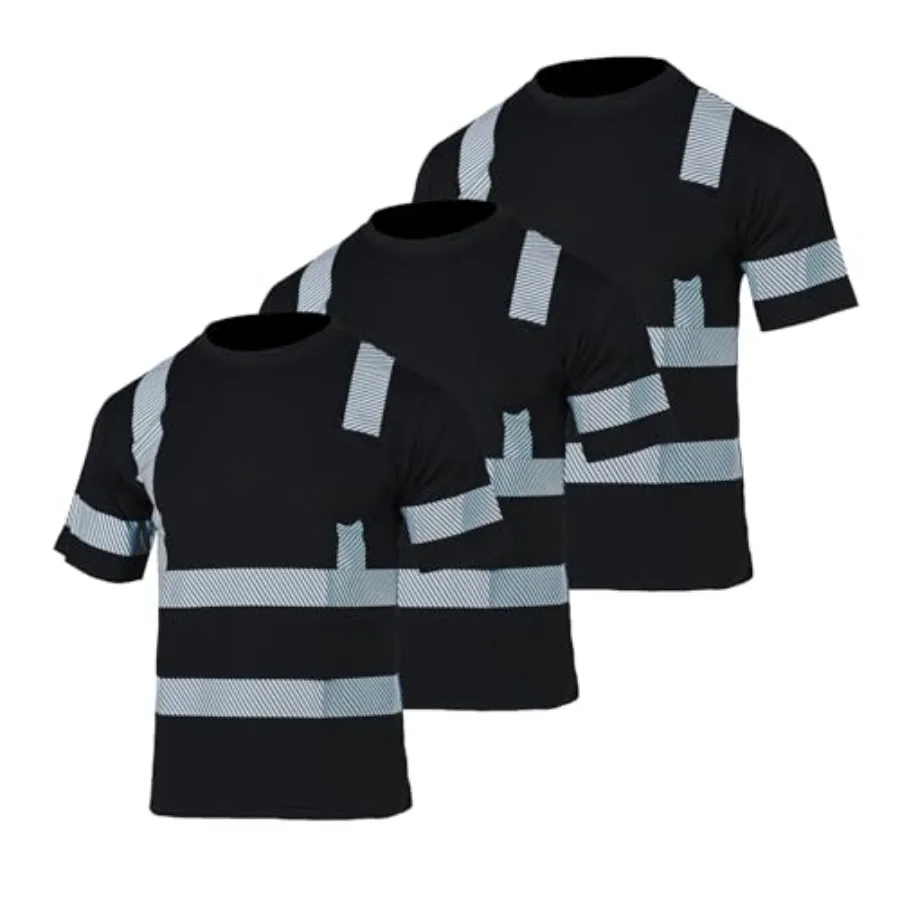 Safety Shirts for Men 3 Pack High Visibility Reflective Hi Vis Short Sleeve Work Shirt Black BlackXL
Safety Shirts for Men 3 Pack High Visibility Reflective Hi Vis Short Sleeve Work Shirt Black BlackXL