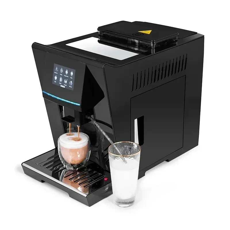 3.5'' Touch Screen Bean To Cup Cappuccino Latte Electric Fully Automatic Espresso Coffee Maker Machine
3.5'' Touch Screen Bean To Cup Cappuccino Latte Electric Fully Automatic Espresso Coffee Maker Machine