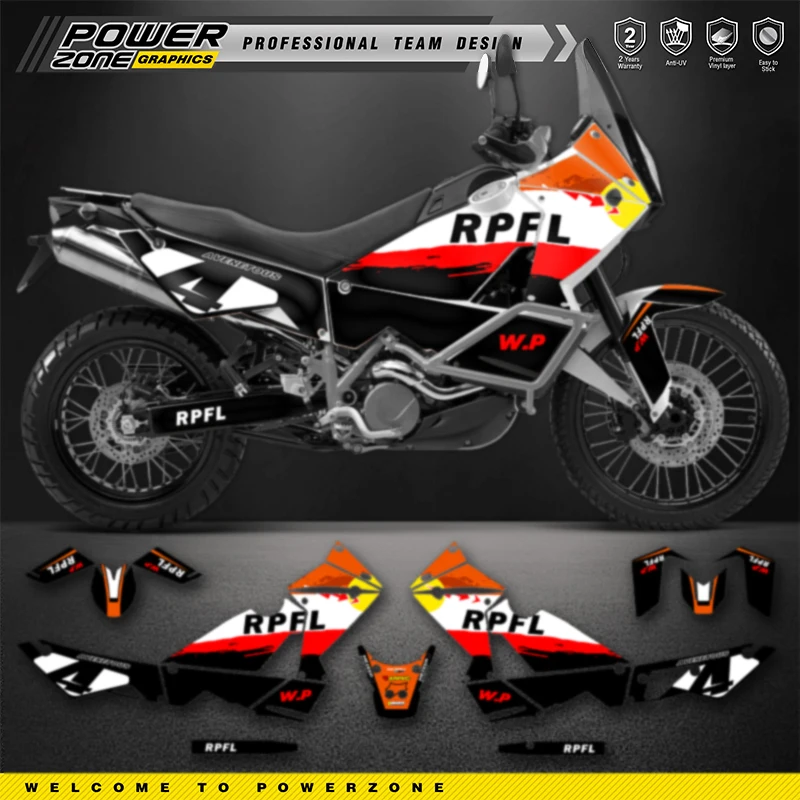 PowerZone Custom Team Graphics Backgrounds Decals Stickers Kit For ADVENTURE 2003-2016 ADV990 Motorcycle Stickers
PowerZone Custom Team Graphics Backgrounds Decals Stickers Kit For ADVENTURE 2003-2016 ADV990 Motorcycle Stickers
