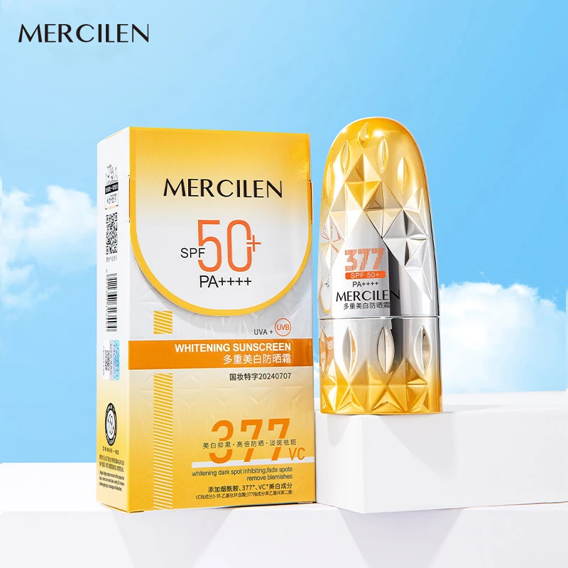 MERCILEN SPF50+ Sunscreen Spray Lightweight Moisturising Non Greasy Water-Resistant UV Sunscreen Spray For Outdoor Daily Use
MERCILEN SPF50+ Sunscreen Spray Lightweight Moisturising Non Greasy Water-Resistant UV Sunscreen Spray For Outdoor Daily Use