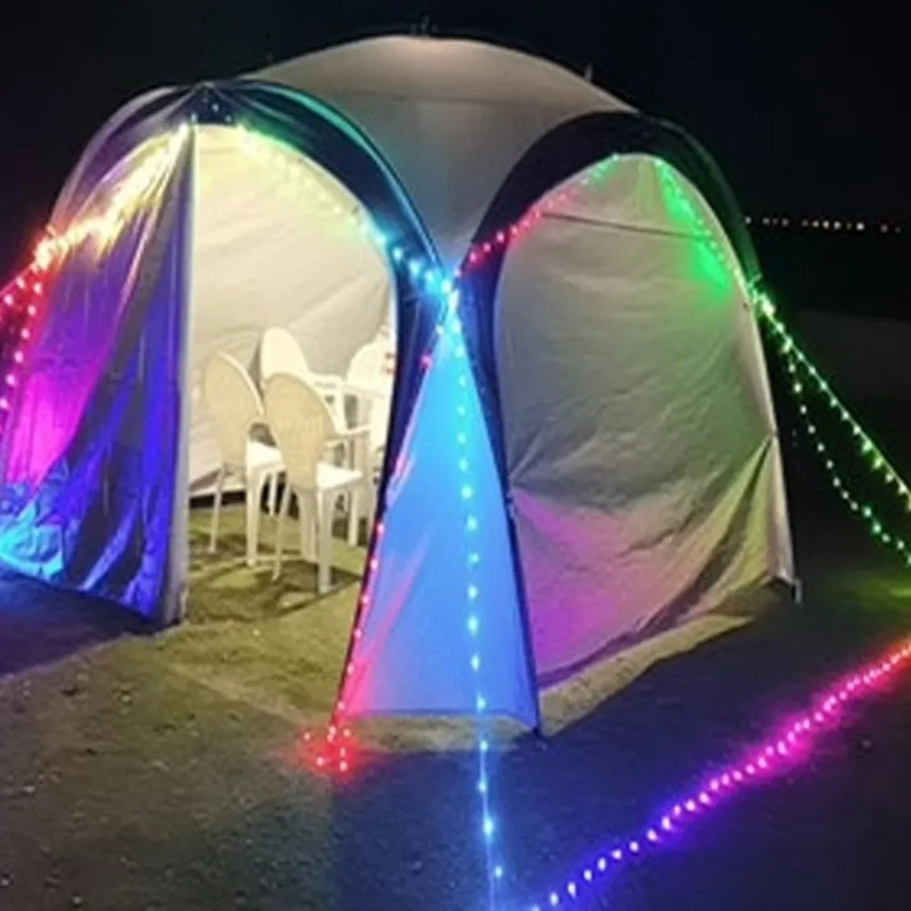 10m/7m Length Camping String Light Waterproof Warm Light Fairy Lights Rechargeable APP Control LED Hanging Light Hiking Use 
10m/7m Length Camping String Light Waterproof Warm Light Fairy Lights Rechargeable APP Control LED Hanging Light Hiking Use