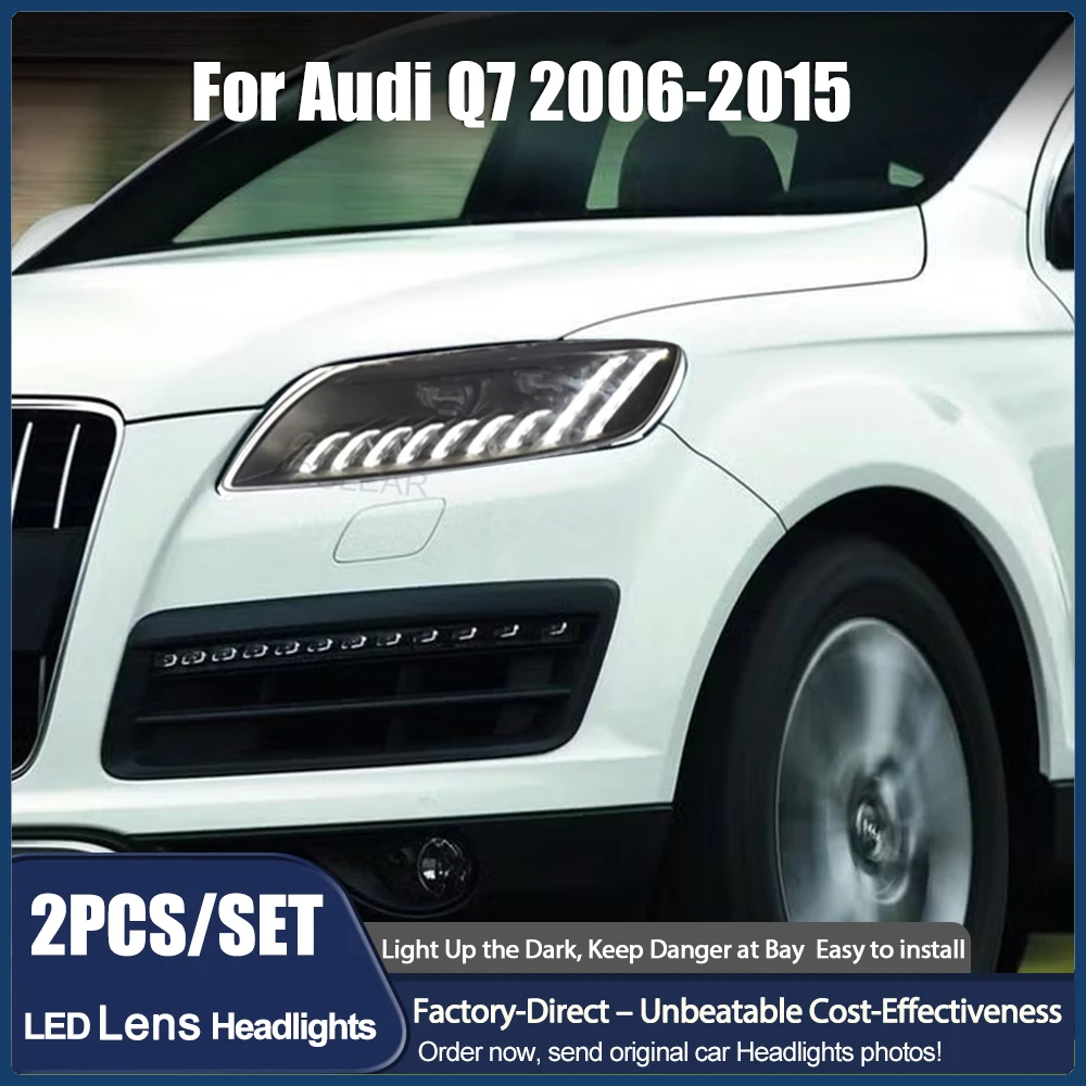Automotive Lighting System Headlamps for Audi Q7 2006 2007-2015 LED Fog Headlights New Style Daytime Running Lamps for Audi Q7
Automotive Lighting System Headlamps for Audi Q7 2006 2007-2015 LED Fog Headlights New Style Daytime Running Lamps for Audi Q7