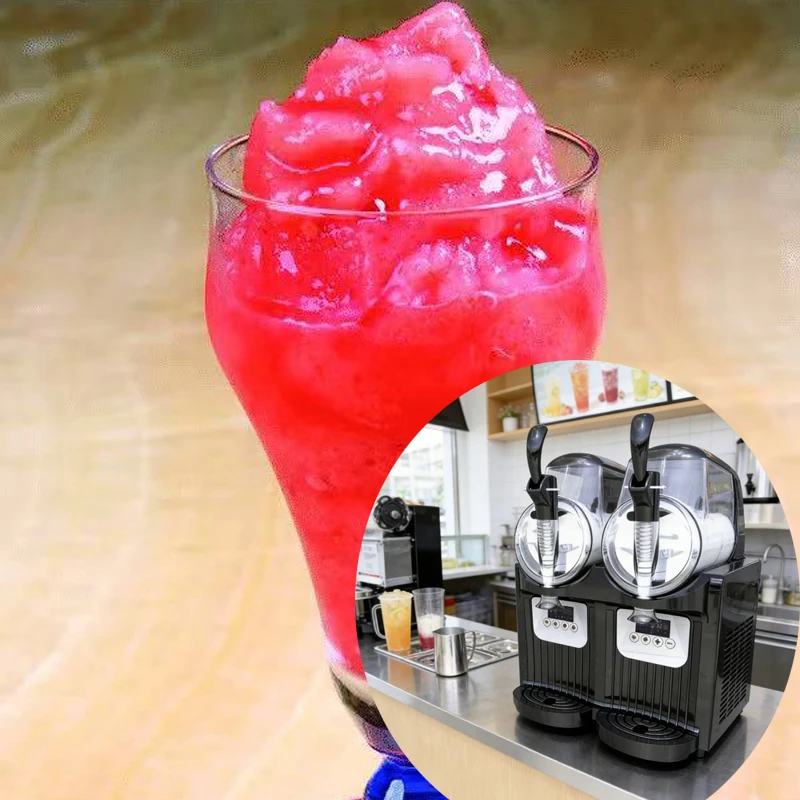 Automatic 2L+2L 2 Jars Slushy Machine 110V/220V Commercial Slush Home Use Frozen Drink Snow Ice Slush Machine
Automatic 2L+2L 2 Jars Slushy Machine 110V/220V Commercial Slush Home Use Frozen Drink Snow Ice Slush Machine