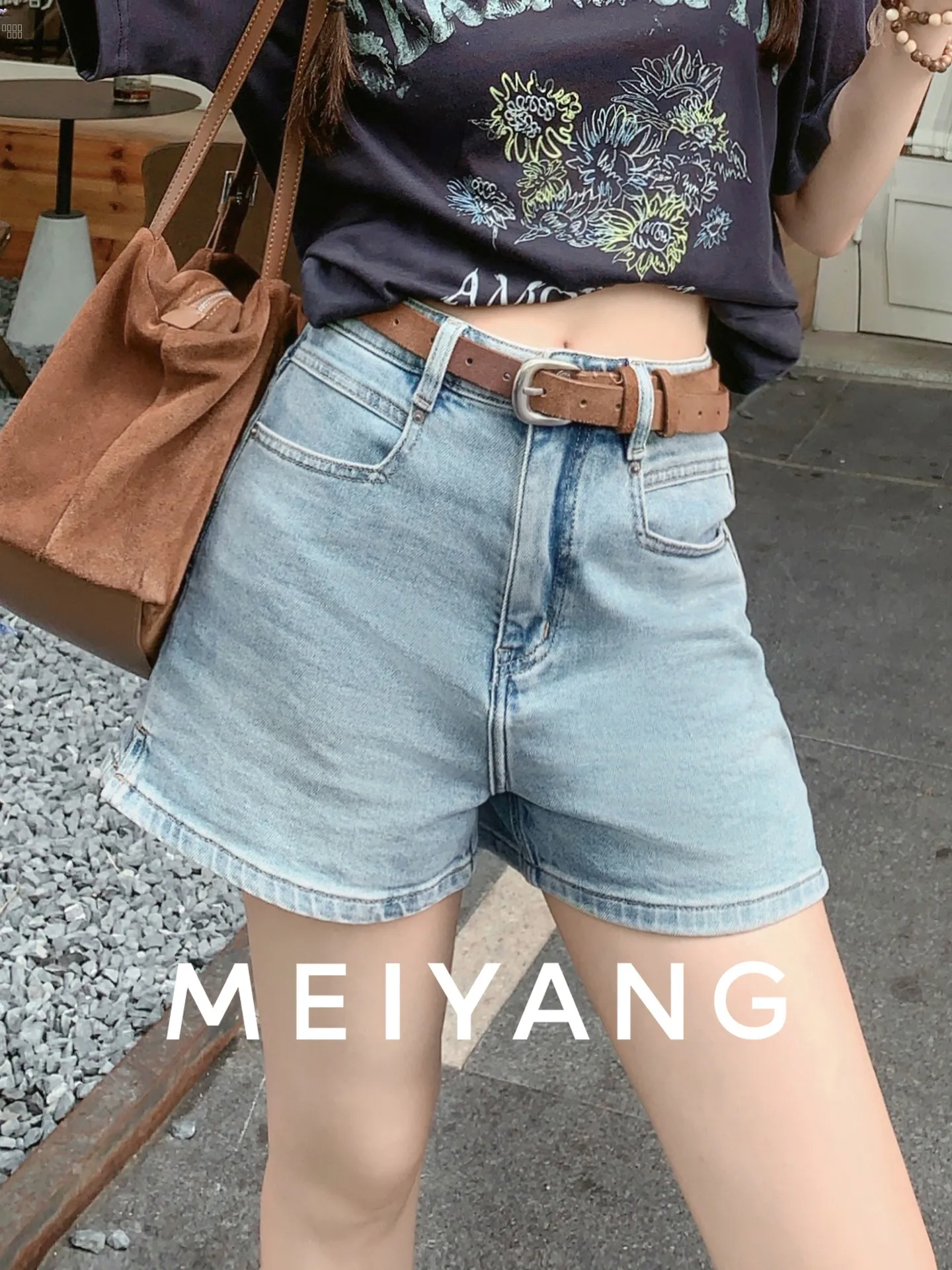 MeiYang Summer Fruit No.4 Denim orts High Waist A-Line Casual Pants Special k Blue Bamboo Texture Women's Jeans
MeiYang Summer Fruit No.4 Denim orts High Waist A-Line Casual Pants Special k Blue Bamboo Texture Women's Jeans